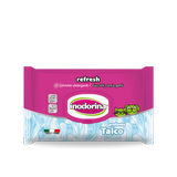 Inodorina Refresh - 100 Salviette Detergenti - Profumazione Talco